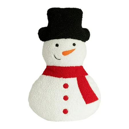 Christmas Decorative Pillow Christmas Snowman Festive Cushion for Sofa Bedroom Living Room Seasonal Celebration Pillow for Adults and Kids | Walmart (US)