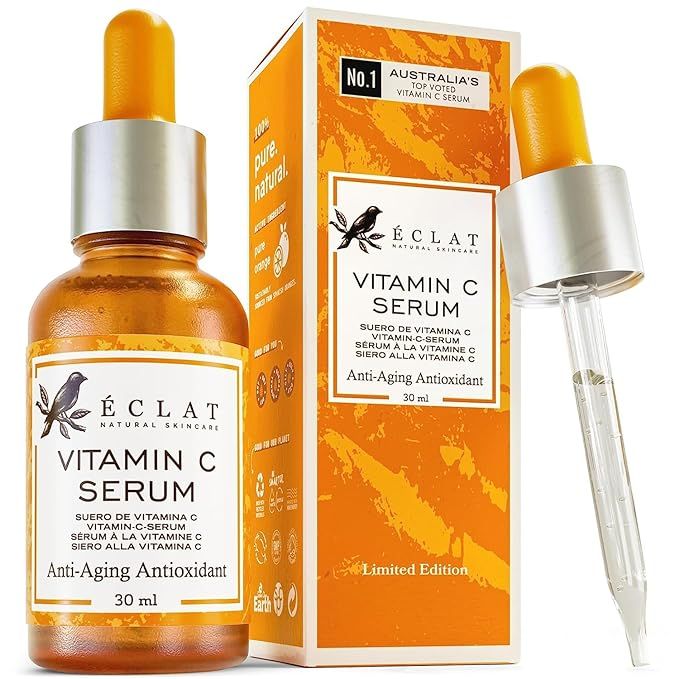 Vitamin C Face Serum - Hyaluronic Acid, Retinol, & Vit E - Anti Aging Facial Brightening Serum fo... | Amazon (US)