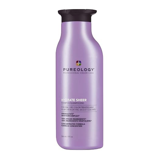 Pureology Hydrate Sheer Shampoo - Lightweight Hydrating Shampoo For Fine or Dry Color-Treated Hai... | Amazon (US)
