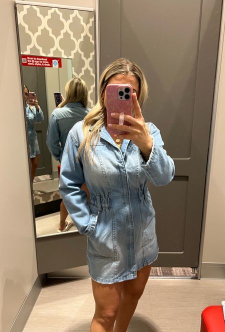 Target denim dress
Size 2
Cute for spring and the rodeo! 
Country concert outfit 
Rodeo outfit 
Target haul 

#LTKfindsunder50 #LTKstyletip #LTKfindsunder100