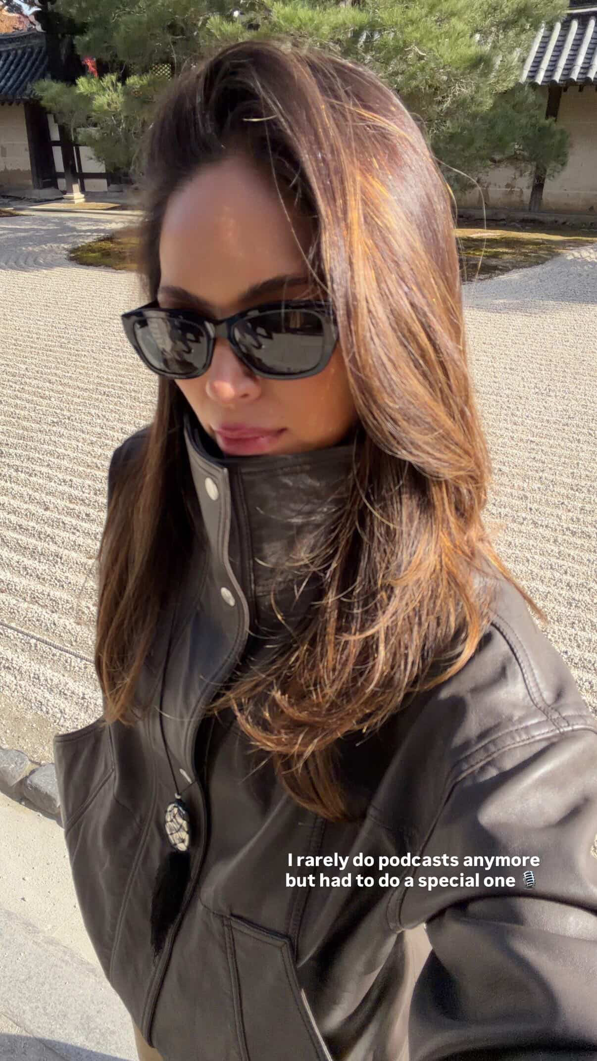 What I'm wearing to a special podcast. I linked a few similar, more affordable options for my leather jacket! 

 