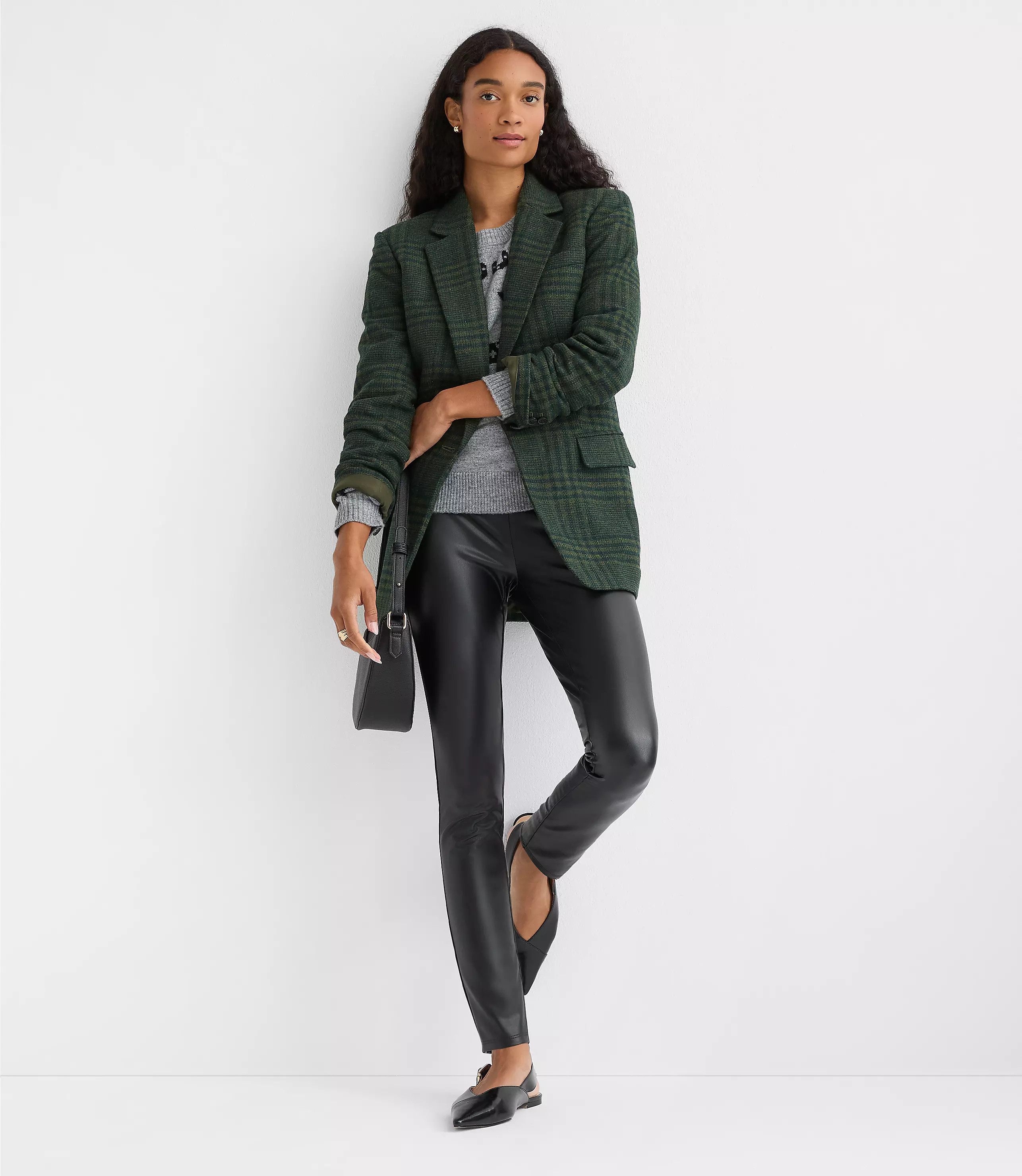 Petite Faux Leather Leggings | LOFT