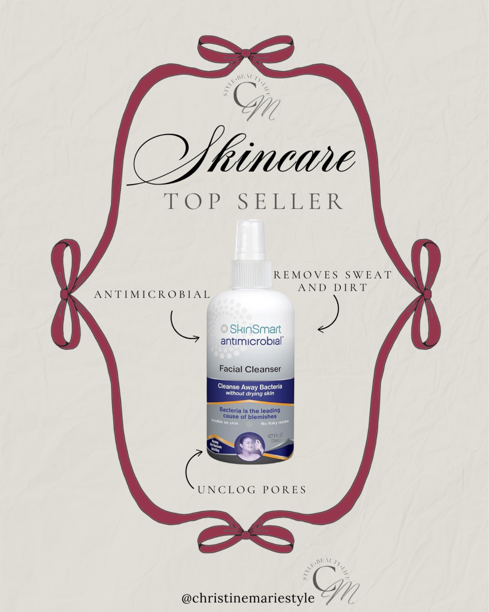 Skincare best seller!!!
Antibacterial facial spray. Use it at the gym, with makeup or without to kill bacteria.








Skincare
Skincare routine
Facial spray
Clear skin
Holiday gifts
Gifts for her
Setting spray 

#LTKBeauty #LTKFindsUnder50 #LTKCyberWeek