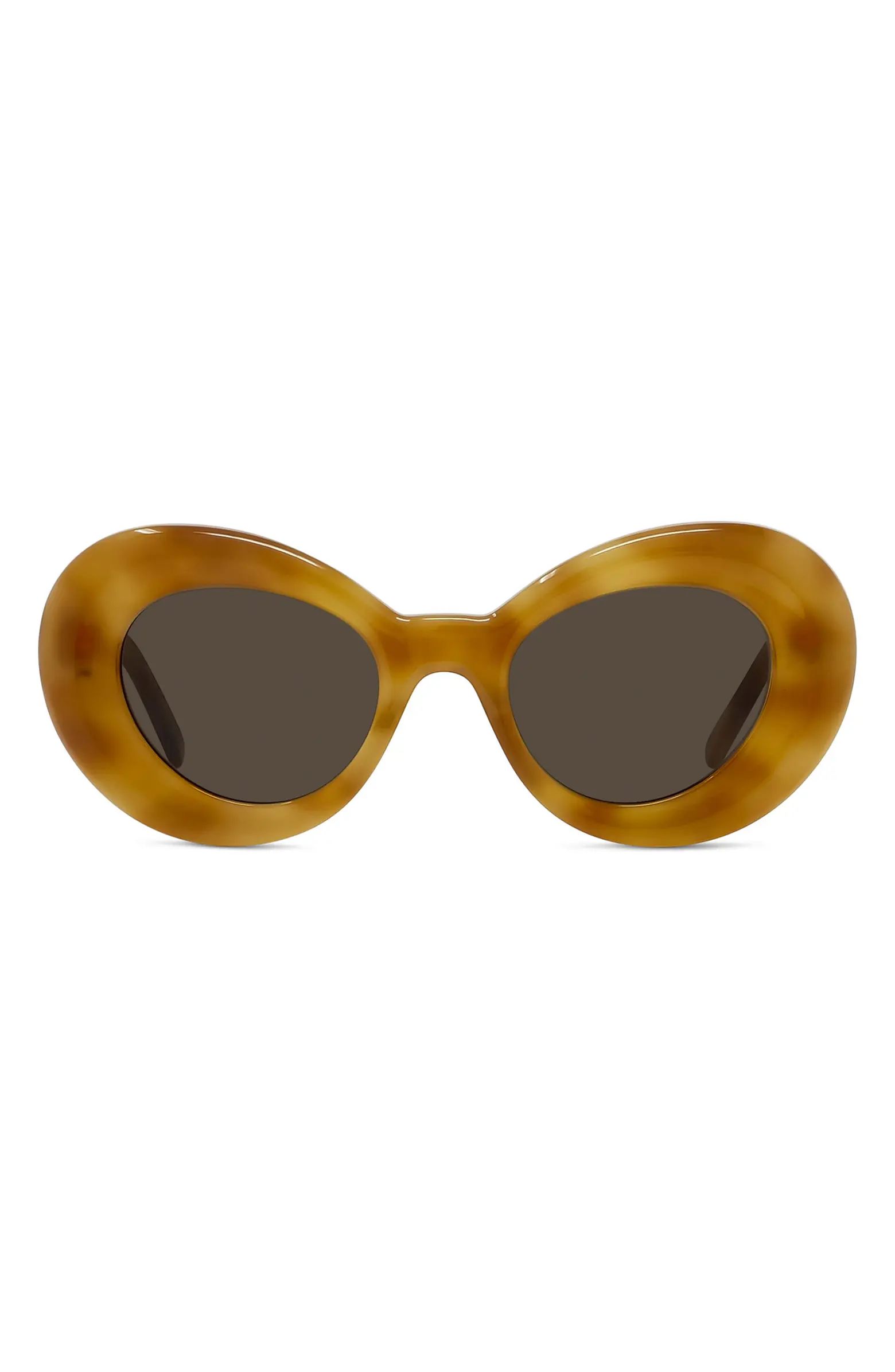 Loewe Curvy 53mm Small Butterfly Sunglasses | Nordstrom | Nordstrom