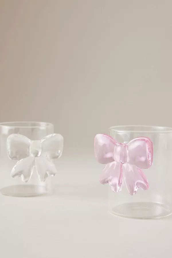 Bow Tumbler Glass | Anthropologie (US)