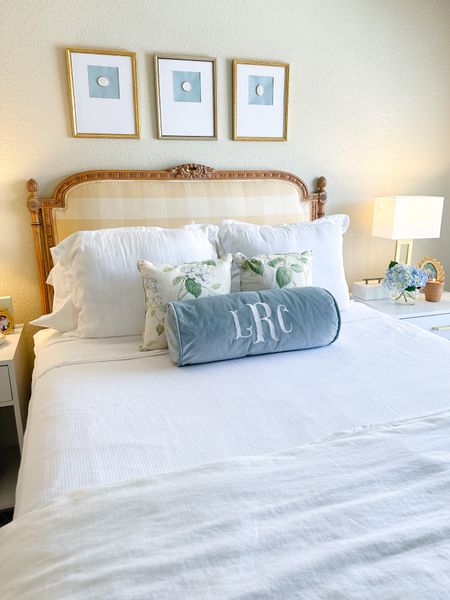 Our new favorite bedding from Boll&Branch! Code LOUISE20 for 20% off :)

Headboard is antique, bolster pillow was custom made, & artwork was a DIY

Bedding // bedroom // headboard // intaglio arts

#LTKstyletip #LTKhome