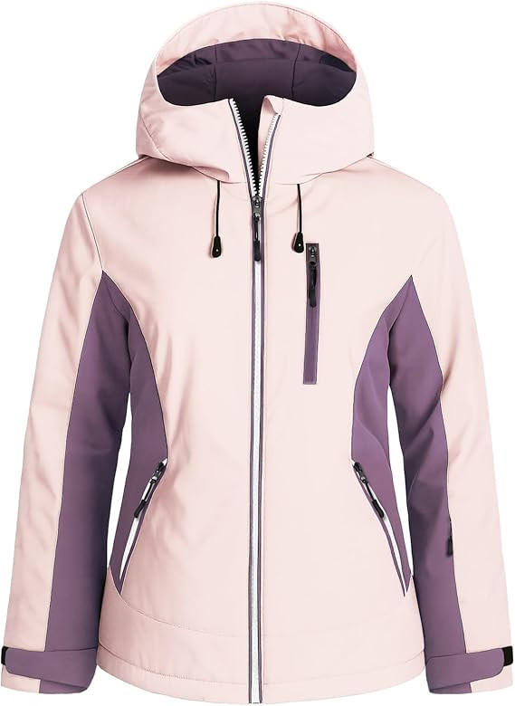 GEMYSE Women's Waterproof Winter Jacket Ski Snow Jacket Windproof Warm Rain Coat Insulated Sonwbo... | Amazon (US)