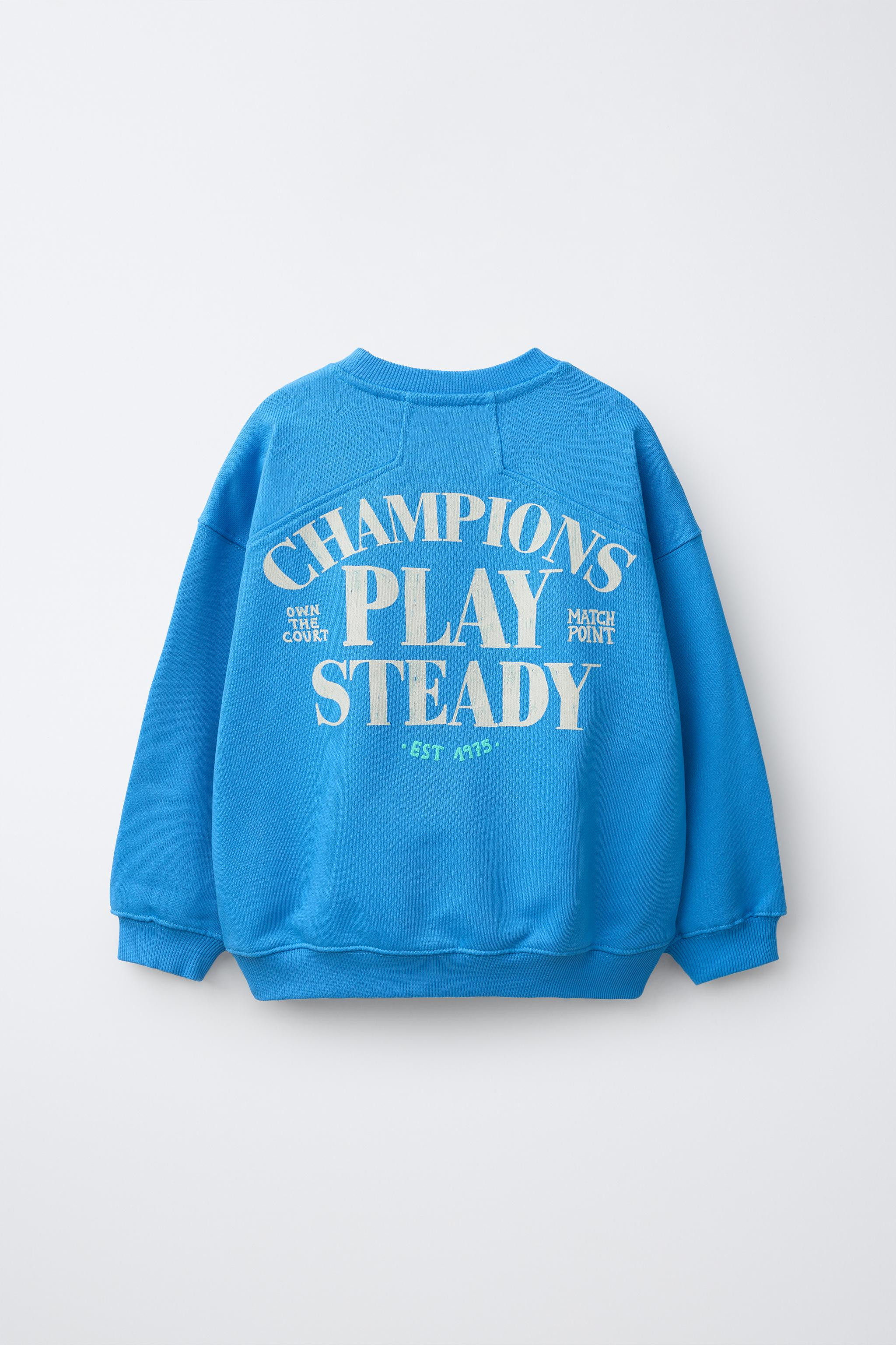 TENNIS EMBROIDERY SWEATSHIRT | Zara US