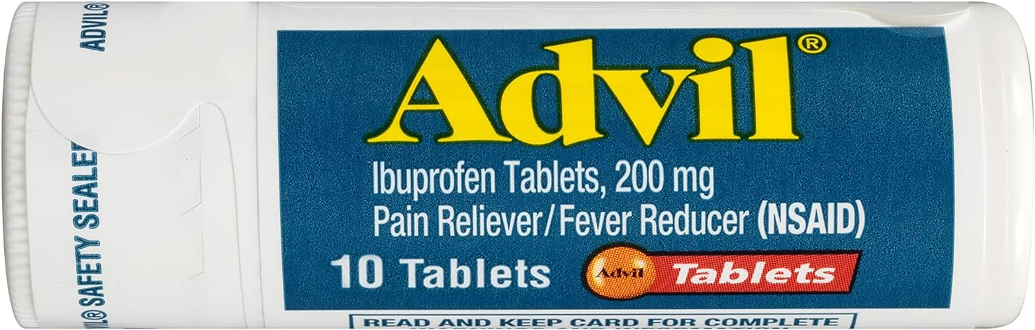 Advil Pain Reliever and Fever Reducer, Pain Relief Medicine with Ibuprofen 200mg for Headache, Ba... | Amazon (US)
