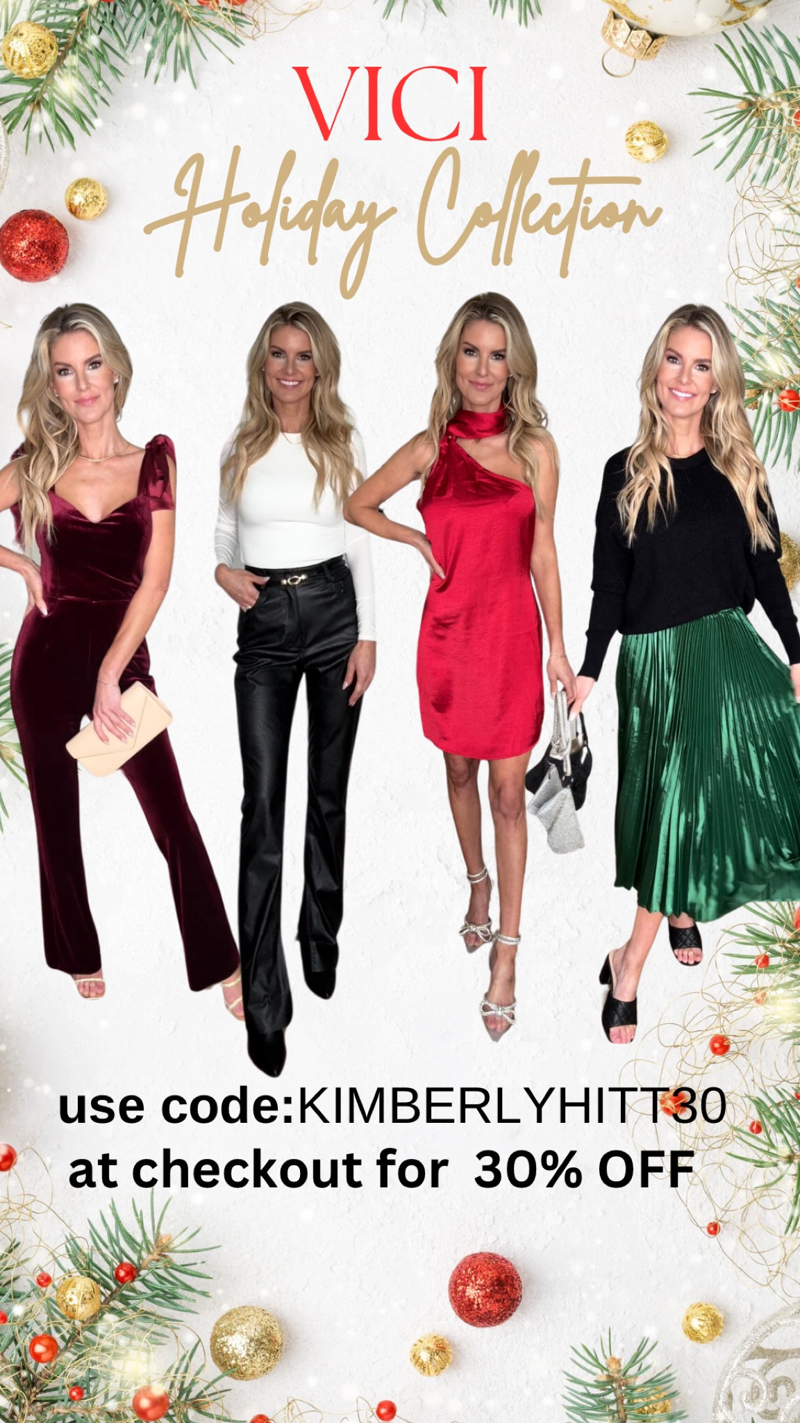 The most stunning holiday dresses from VICI! 

#vici #holidaydress #christmaspartyoutfit

#LTKHoliday #LTKSeasonal #LTKParties