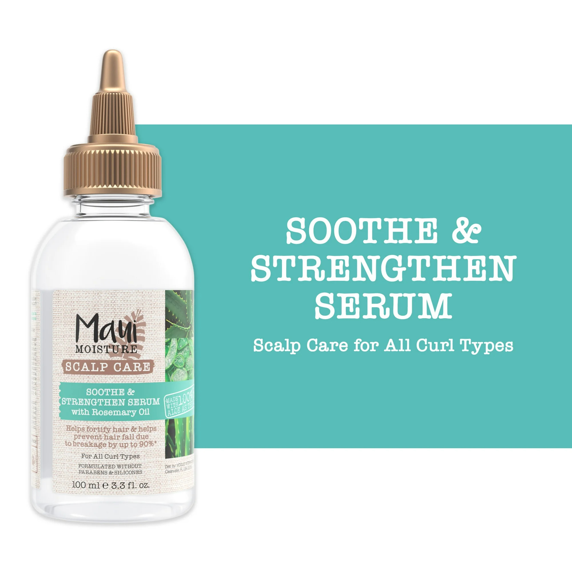 Scalp Care Curly Hair Serum with Rosemary Oil + Aloe Vera | Walmart (US)