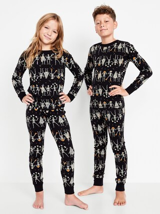 Gender-Neutral Snug-Fit Graphic Pajama Set for Kids | Old Navy (US)