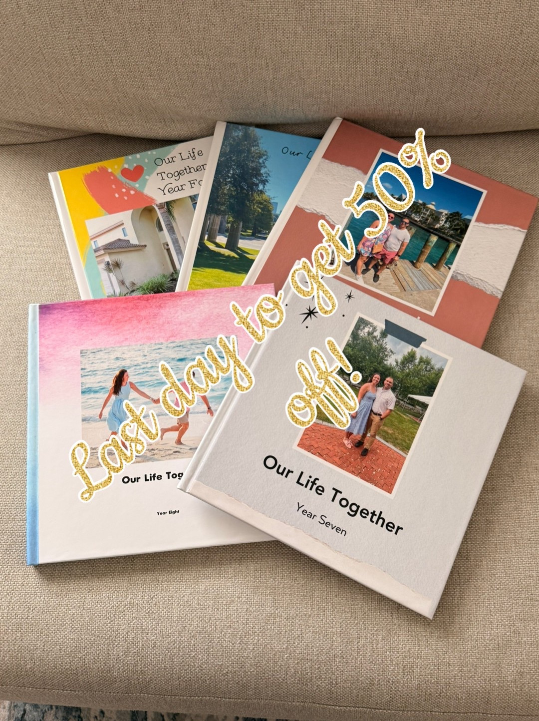 Today is the last day for 50% off all Shutterfly orders! We get a photo book made every year and I love being able to look back on all the memories! They are a go-to for personalized gifts and Christmas cards as well! Get yours today!

#LTKSaleAlert #LTKHome #LTKKids