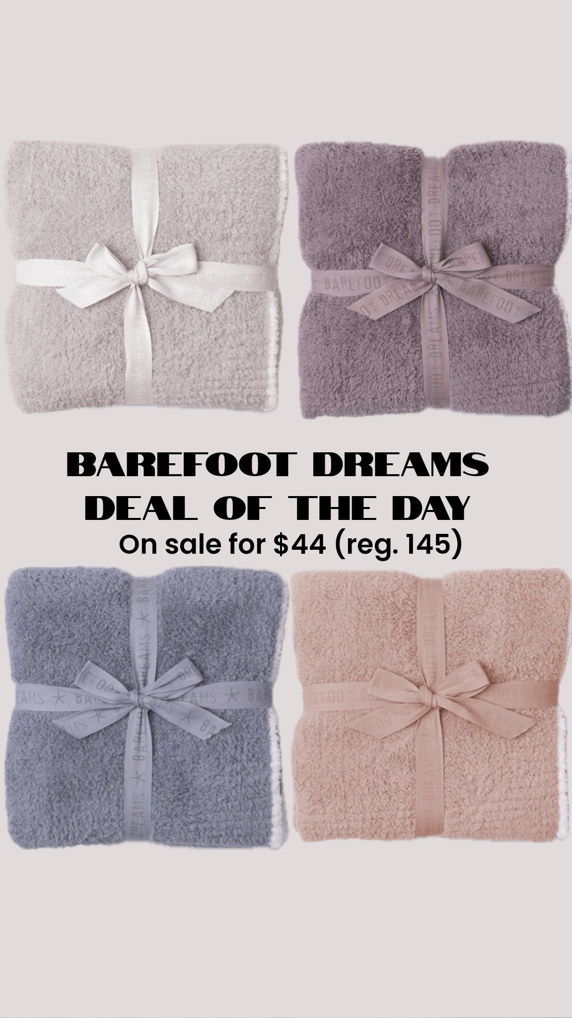Barefoot dreams on sale for $44! Gift idea for her - perfect for mom, mother in law, girlfriend!! 

#LTKHoliday #LTKSaleAlert #LTKGiftGuide