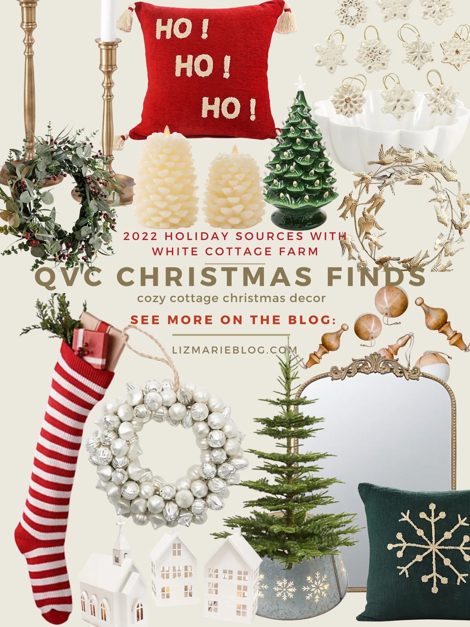 Cozy cottage farmhouse Christmas decor finds from qvc 🙌🏼🎅🏼🎄 

#LTKSeasonal #LTKHoliday #LTKhome