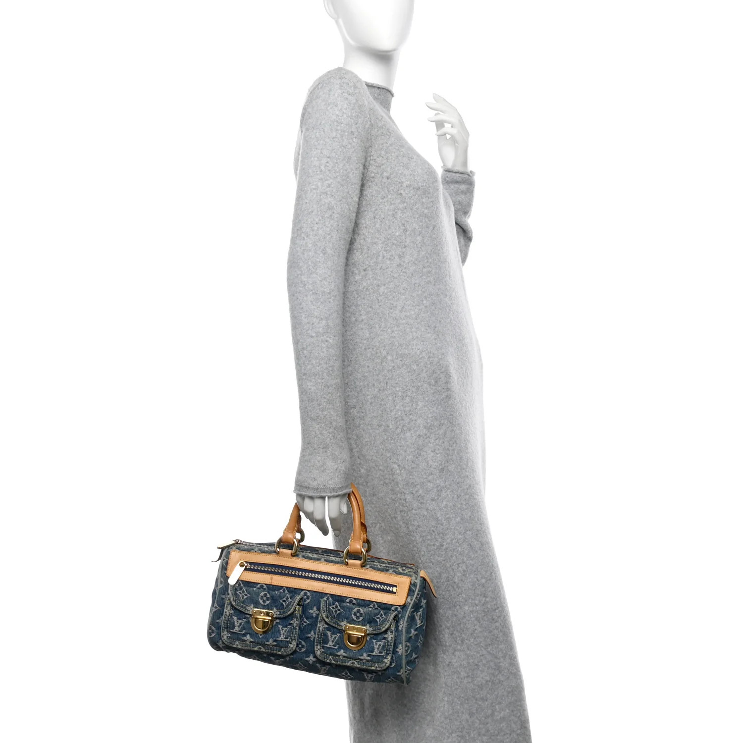 Monogram Denim Neo Speedy Blue | FASHIONPHILE (US)