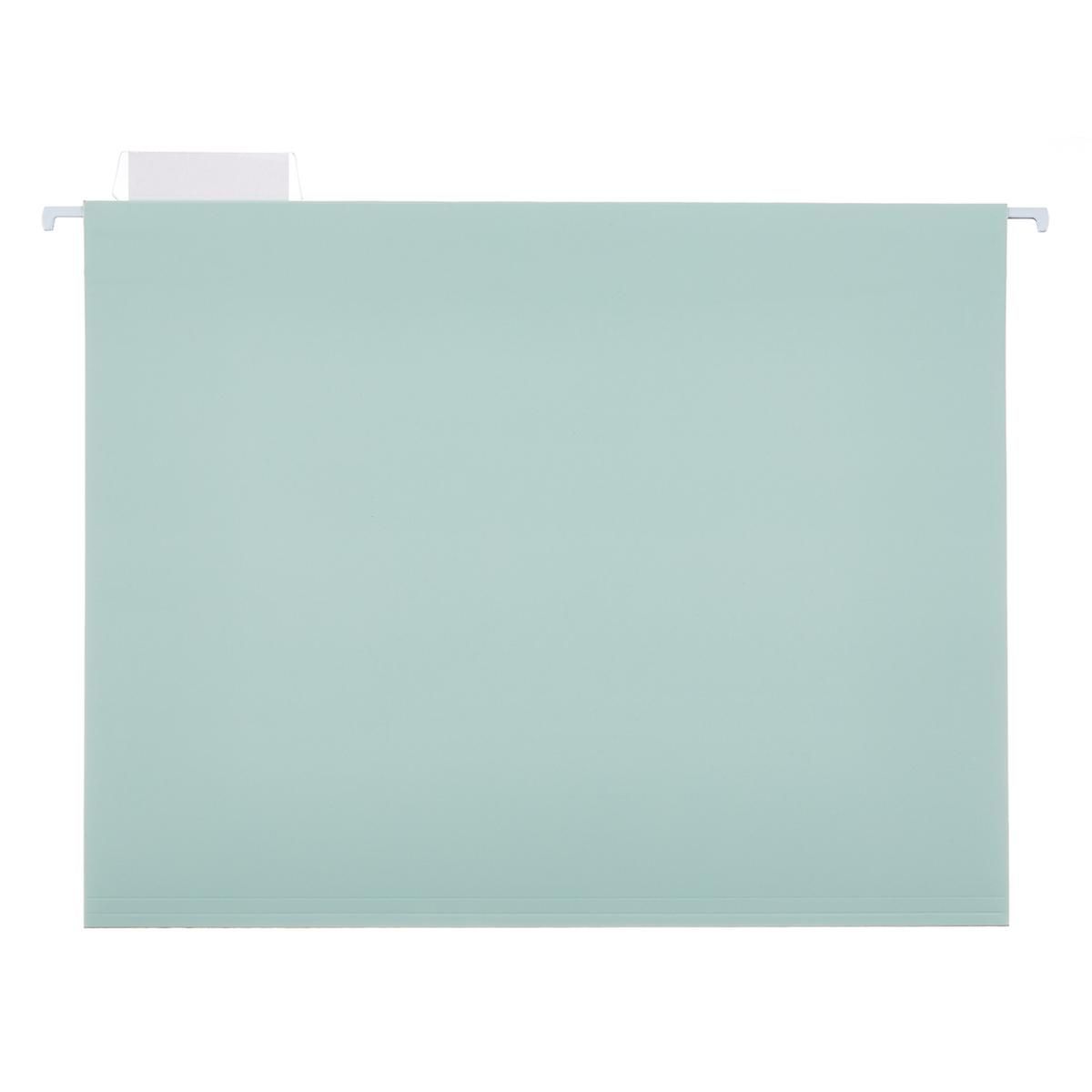 Light Blue Letter-Size Hanging File Folders | The Container Store