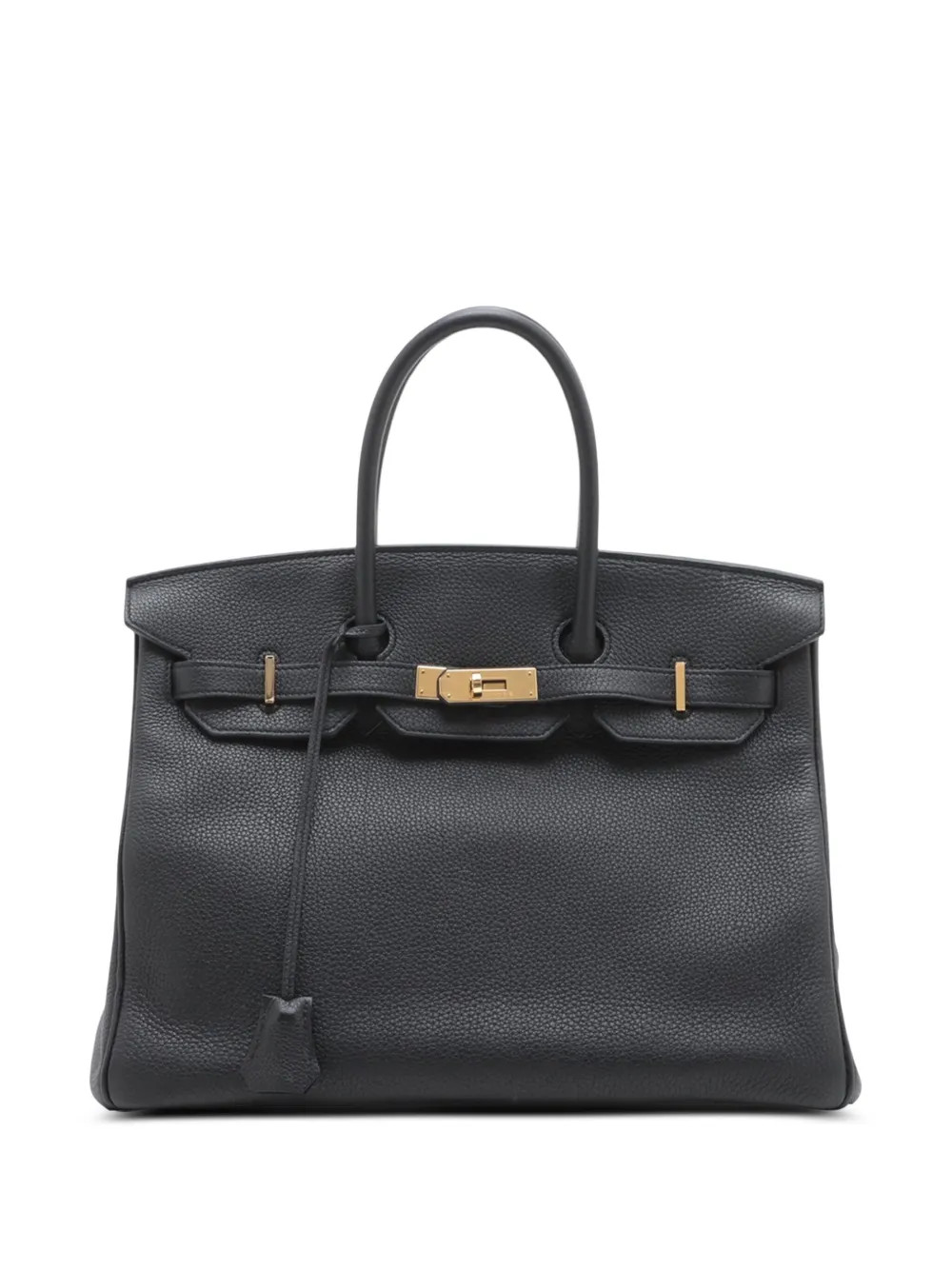 Hermès Pre-Owned 2020 Togo Birkin Retourne 35 Handbag | Black | FARFETCH | Farfetch Global