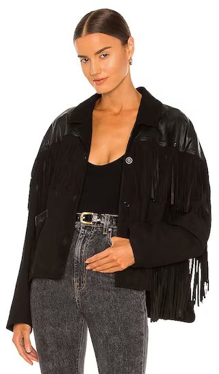 Madeline Jacket in Black | Revolve Clothing (Global)