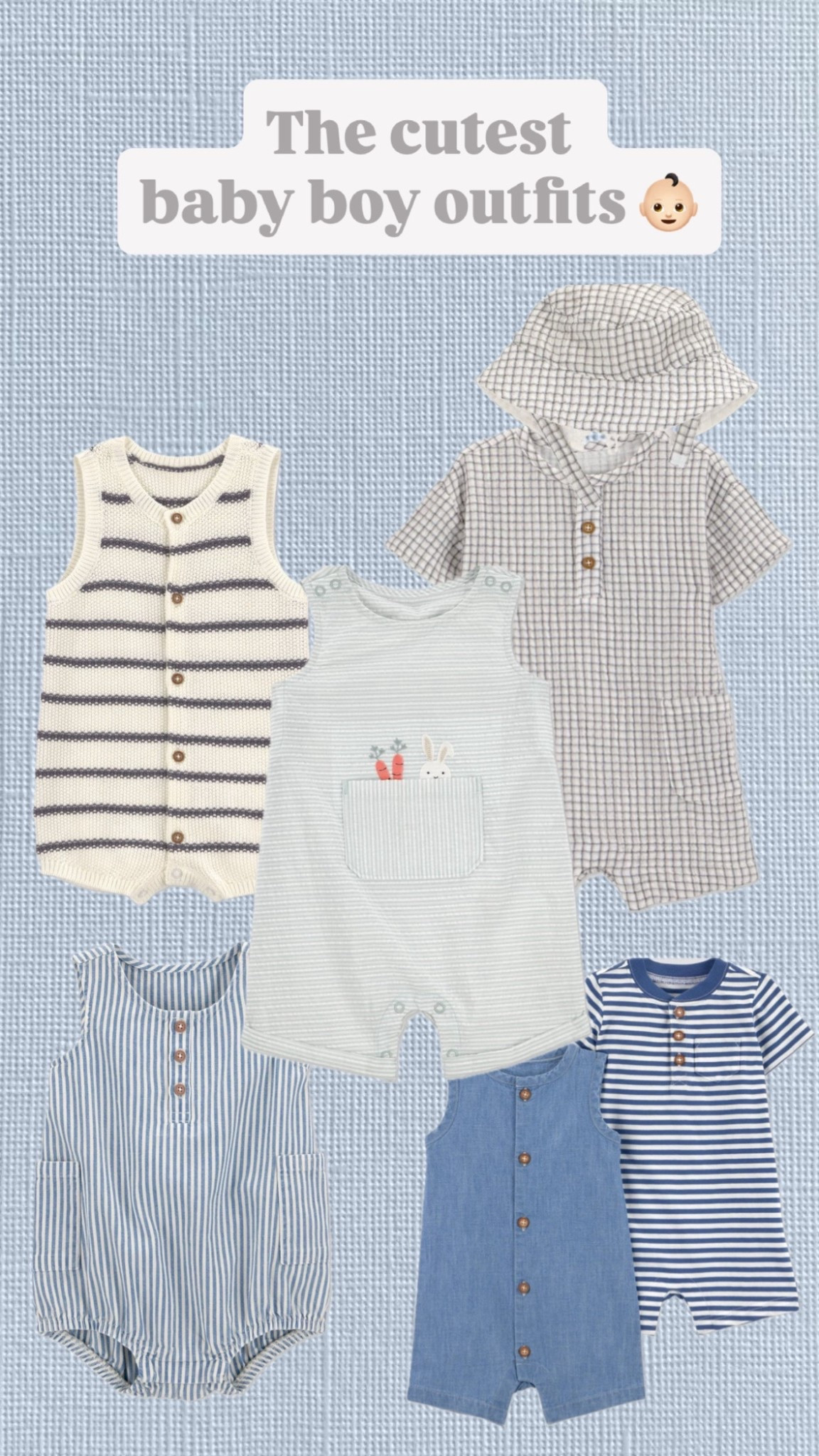 Loving these baby boy outfits 👶🏻🩵

#LTKBaby #LTKSpringSale