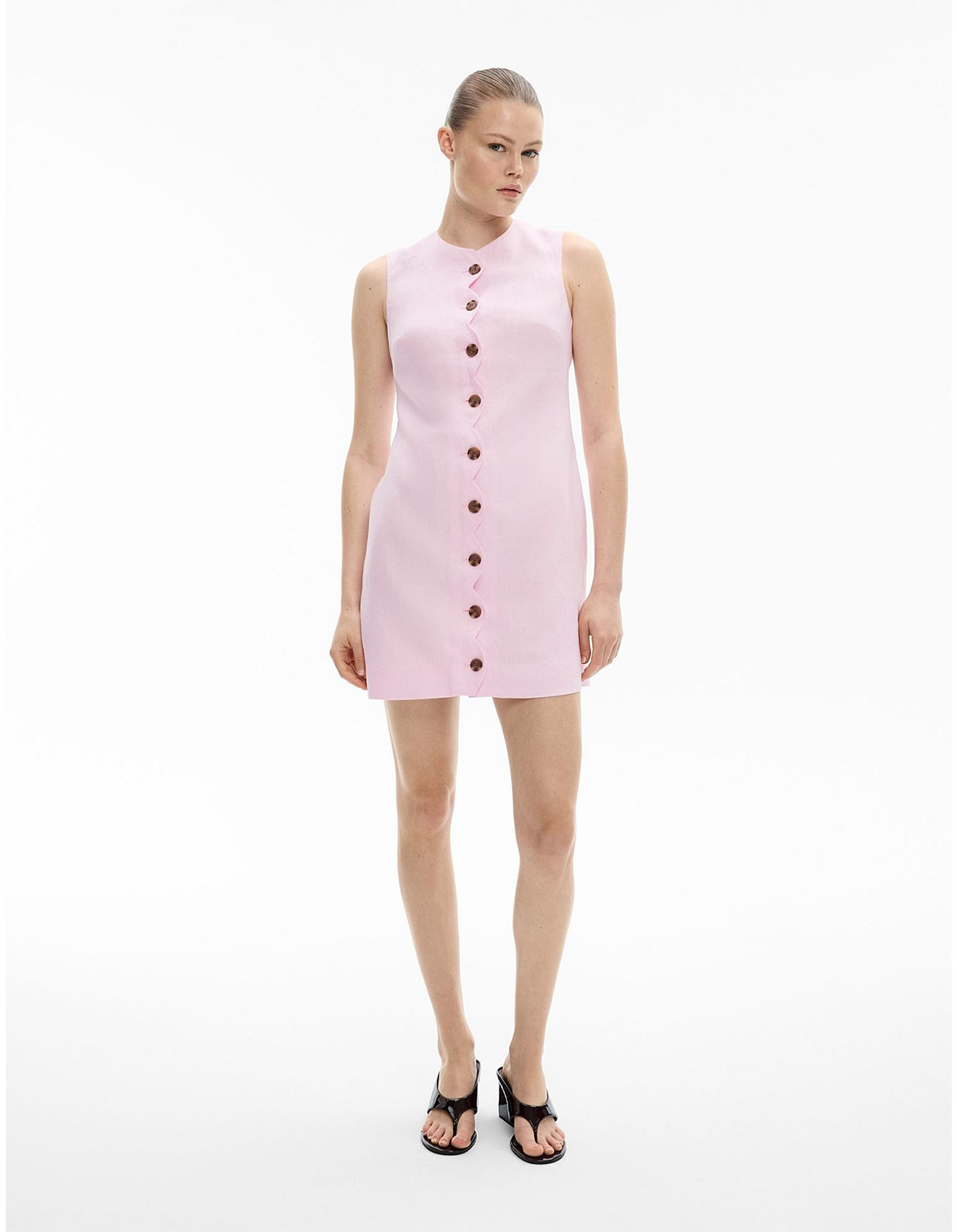 Scallop Mini Dress | David Jones (Australia & New Zealand)