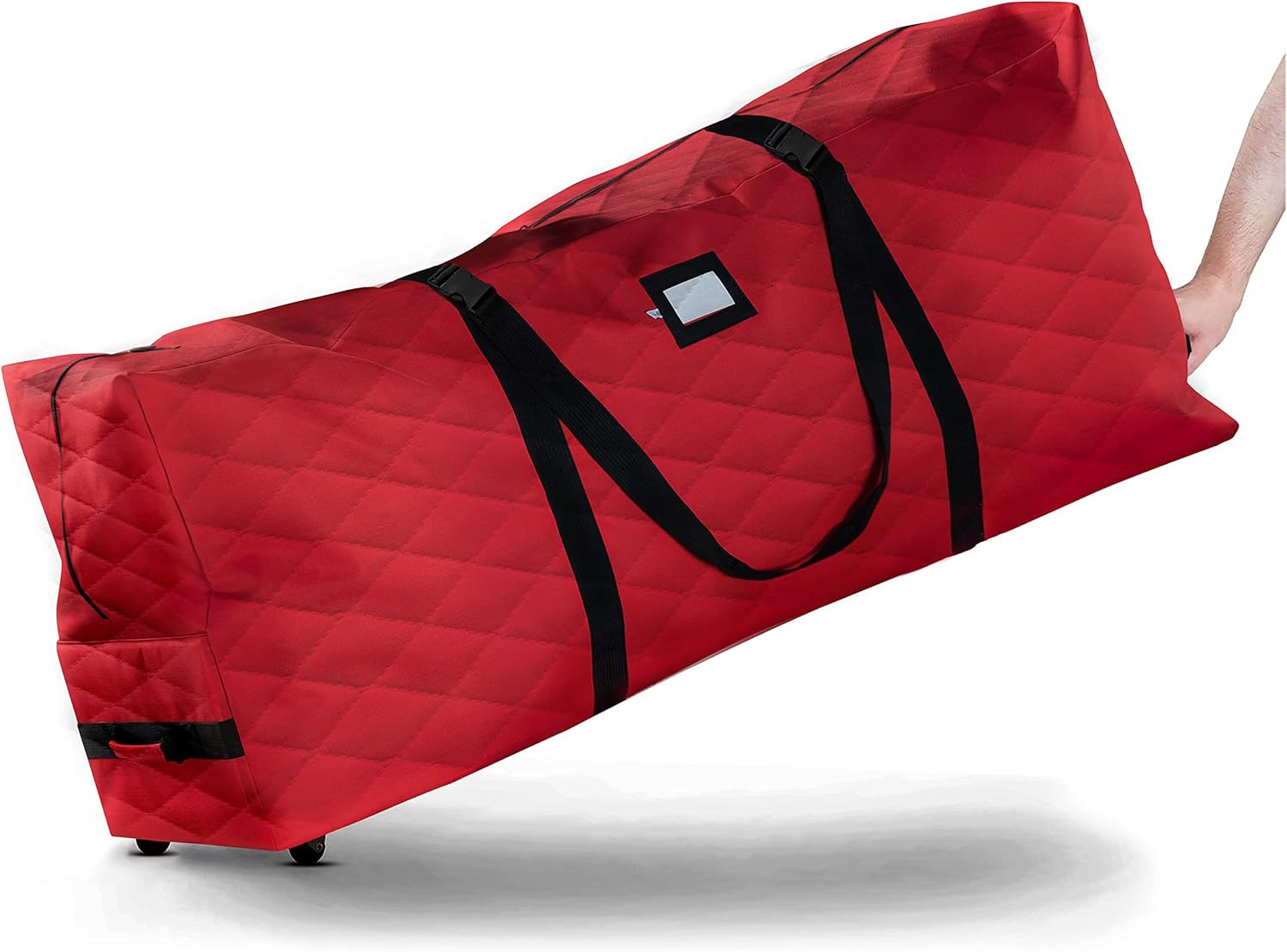 Zober Rolling Large Christmas Tree Storage Bag - Fits Upto 9 ft. Artificial Disassembled Trees, D... | Amazon (US)