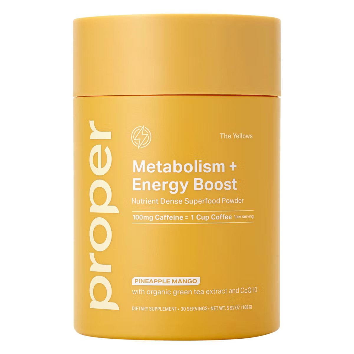 Proper The Yellows Metabolism + Energy Dietary Supplement Powder - 5.92oz | Target