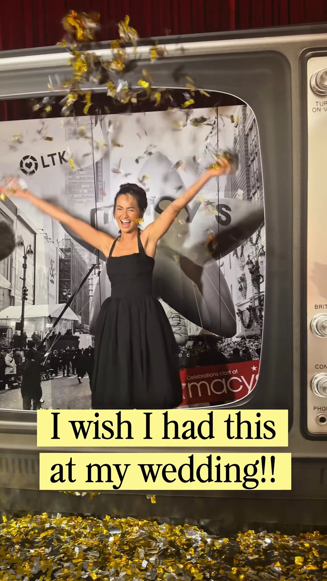 Brides!! You need this Photo Booth idea at your wedding! P.s. linking Macy’s cocktail dress as well! But how cute is this confetti Photo Booth idea!

#LTKWedding #LTKCon #LTKmomlife