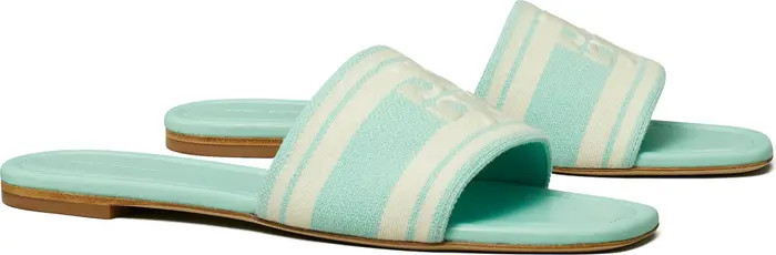 Double T Jacquard Slide Sandal (Women) | Nordstrom