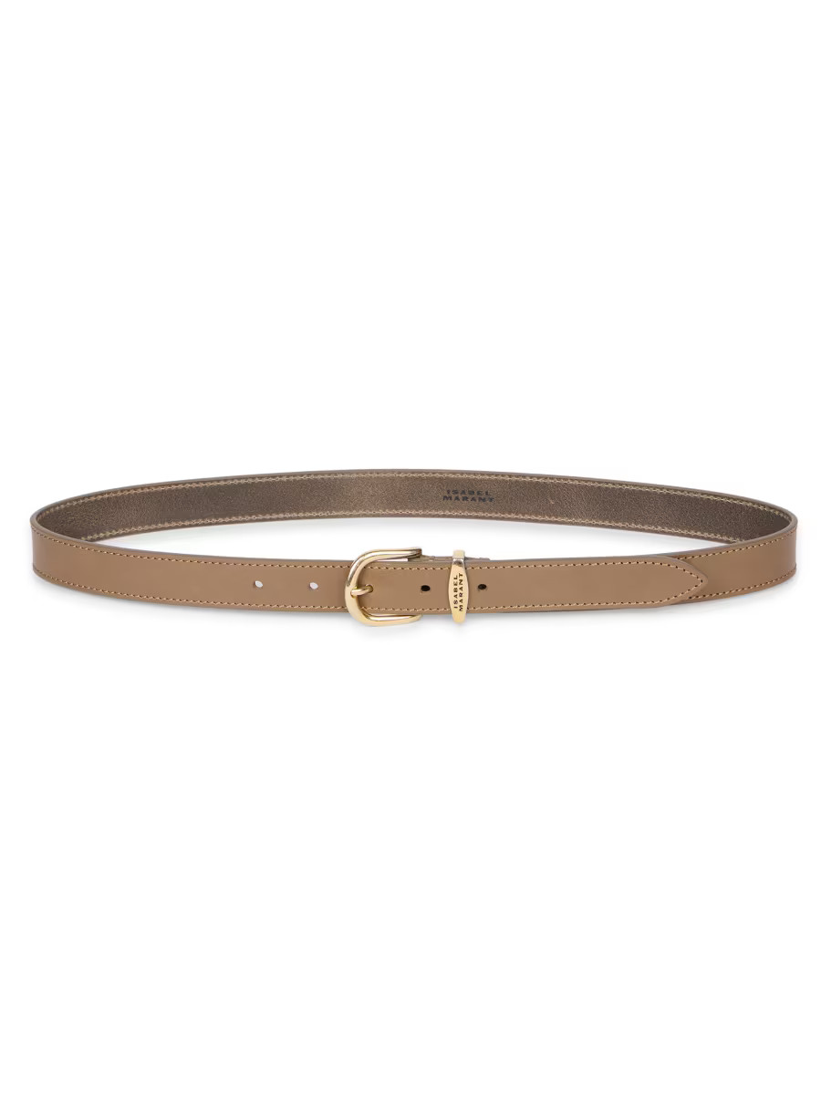 Isabel Marant Zadd Leather Belt | Saks Fifth Avenue | Saks Fifth Avenue