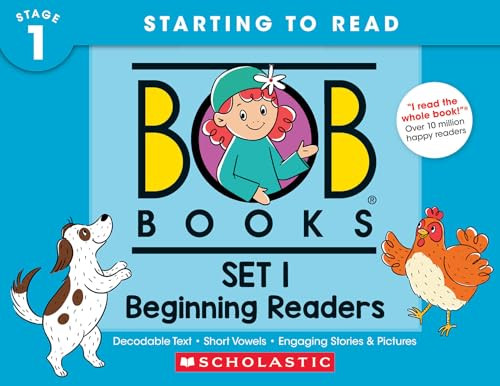 Bob Books - Set 1: Beginning Readers Hardcover Collection of 12 Stories | Decodable Phonics Stories, Ages 4 and up, Kindergarten (Stage 1: Starting to Read) | Amazon (US)