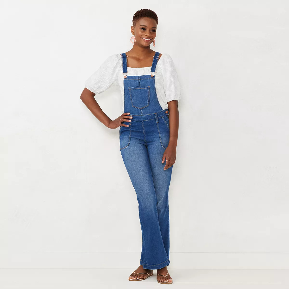 Women's LC Lauren Conrad Denim Overalls | Kohl's