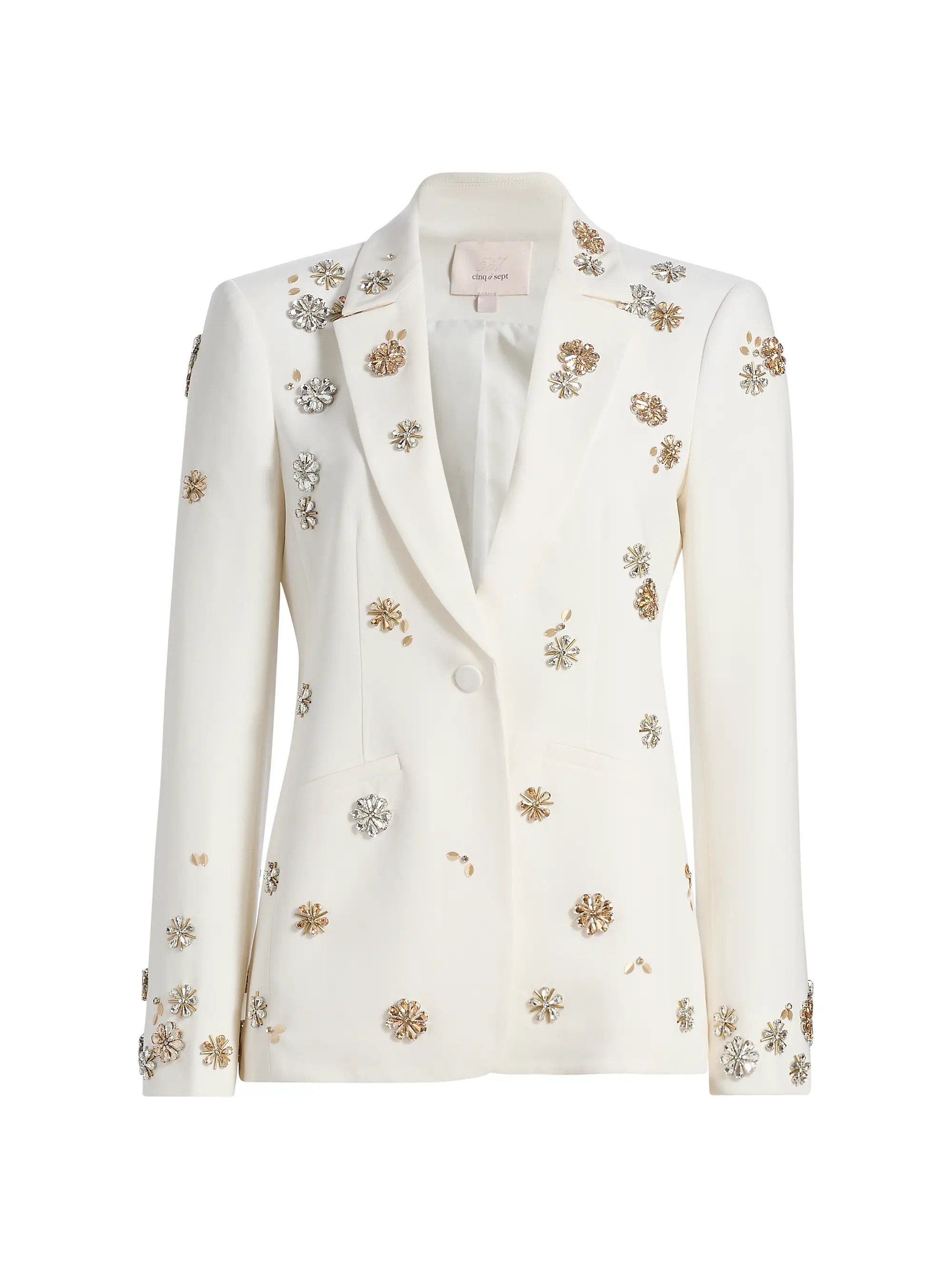 Karlie Tumbling Flowers Embellished Blazer | Saks Fifth Avenue