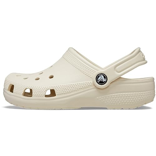 Crocs Kids Classic Clog (Toddler) - Clogs for Kids - Synthetic Upper - Ventilation Holes - Round Toe Bone 8 Toddler M | Amazon (US)