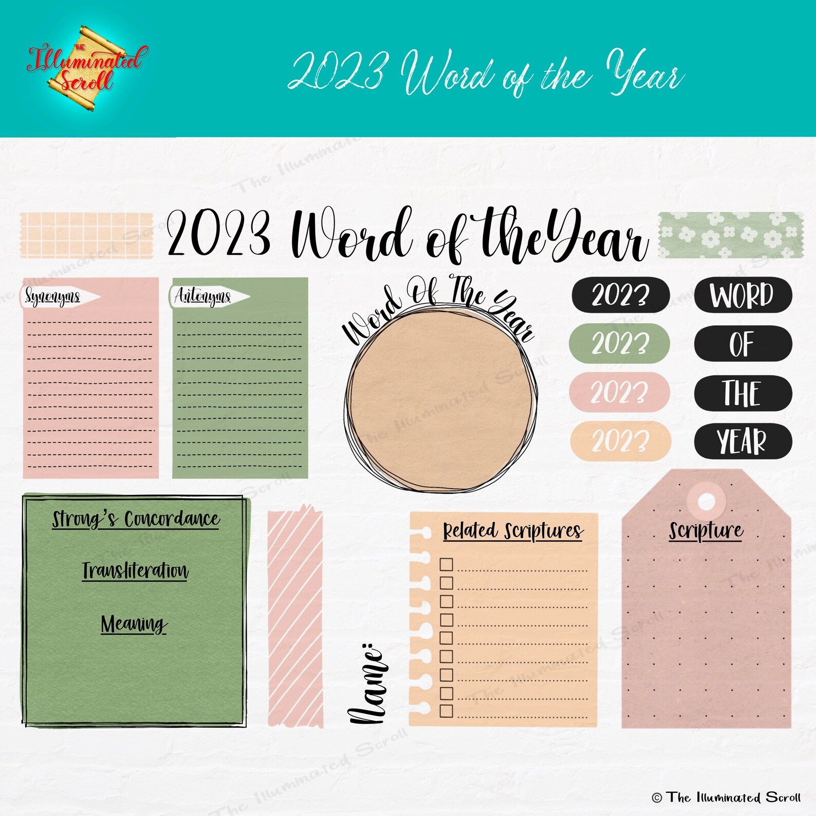 2023 Word of the Year  Customisable - Etsy | Etsy (US)