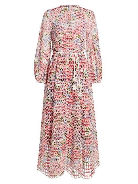 Poppy Eyelet Midi Dress | Saks Fifth Avenue