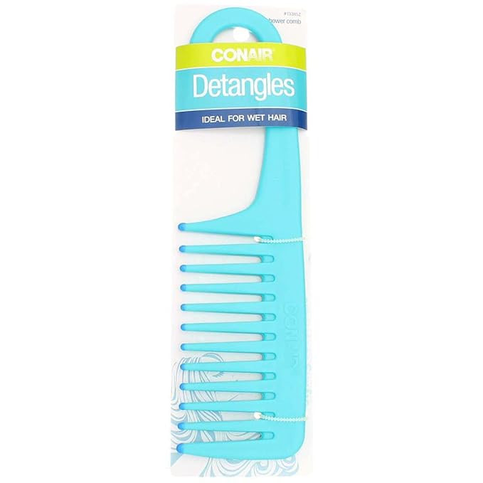 Con Comb Shower Size Ea Conair Shower Comb 1ct,Pack of 2 | Amazon (US)