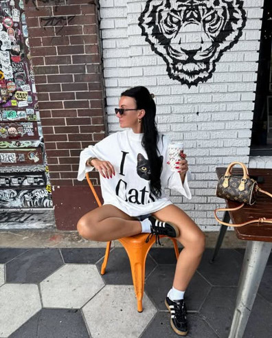 Cat t shirt & details!
 

 #LTKFindsUnder50 #LTKFindsUnder100 #LTKStyleTip