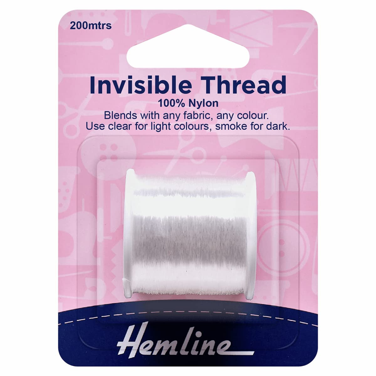 200m Clear Nylon Invisible Thread | Amazon (UK)