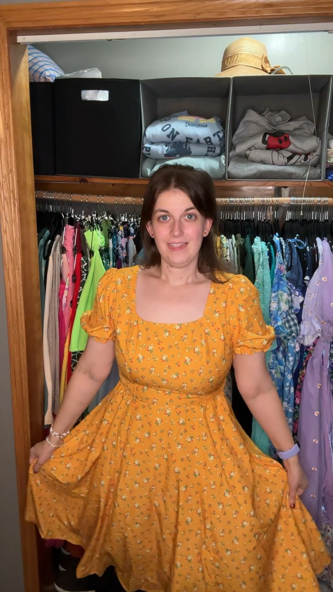 This dress is really cute. I returned it because I didn’t need another yellow/ gold dress. But definitely a lot of disneybound character possibilities .

#LTKSeasonal #LTKStyleTip #LTKMidsize