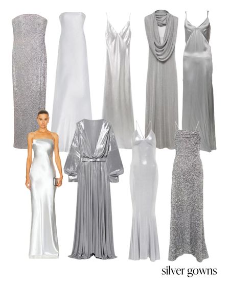 Silver gowns