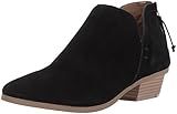 Kenneth Cole REACTION Women's Side Way Low Heel Ankle Bootie Boot, Black, 9.5 M US | Amazon (US)