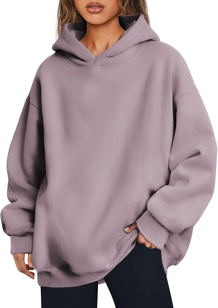 Trendy Queen Womens Oversized Hoodies Fleece Hooded Sweatshirts Comfy Casual Pullover Fall Winter... | Amazon (US)