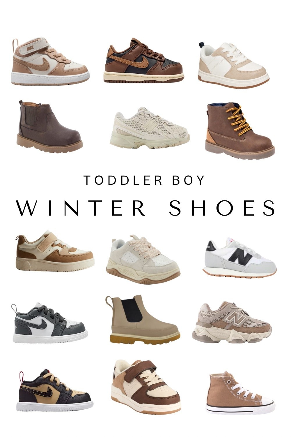 Toddler Boy Winter Shoes! I’ve linked some of my favorites in different price ranges. So many good options 🤌🏼 

Baby boy shoes | Boy shoes | Kids shoes | Chelsea Boots | Rain boots | Sneakers | Nike | New Balance | Autumn | Toddler shoes | Toddler boots | Tennis shoes | Holiday | Christmas outfits | boy sneakers

Comment SHOP below to receive a DM with the link to this post on my LTK ⬇ https://liketk.it/5p8DK #ltkbaby #ltkkids #ltkfamily

#LTKShoeCrush #LTKSeasonal #LTKKids