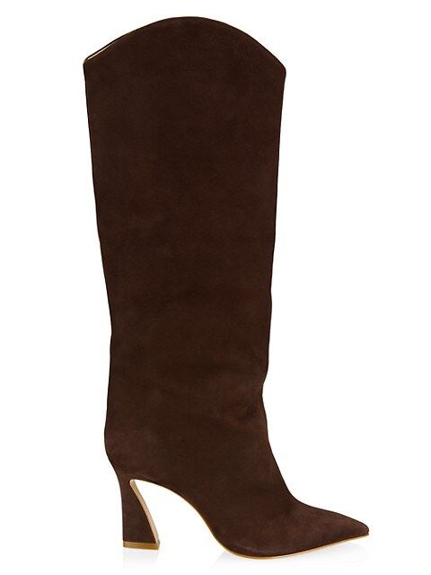 Maryana Flare Suede High Boots | Saks Fifth Avenue