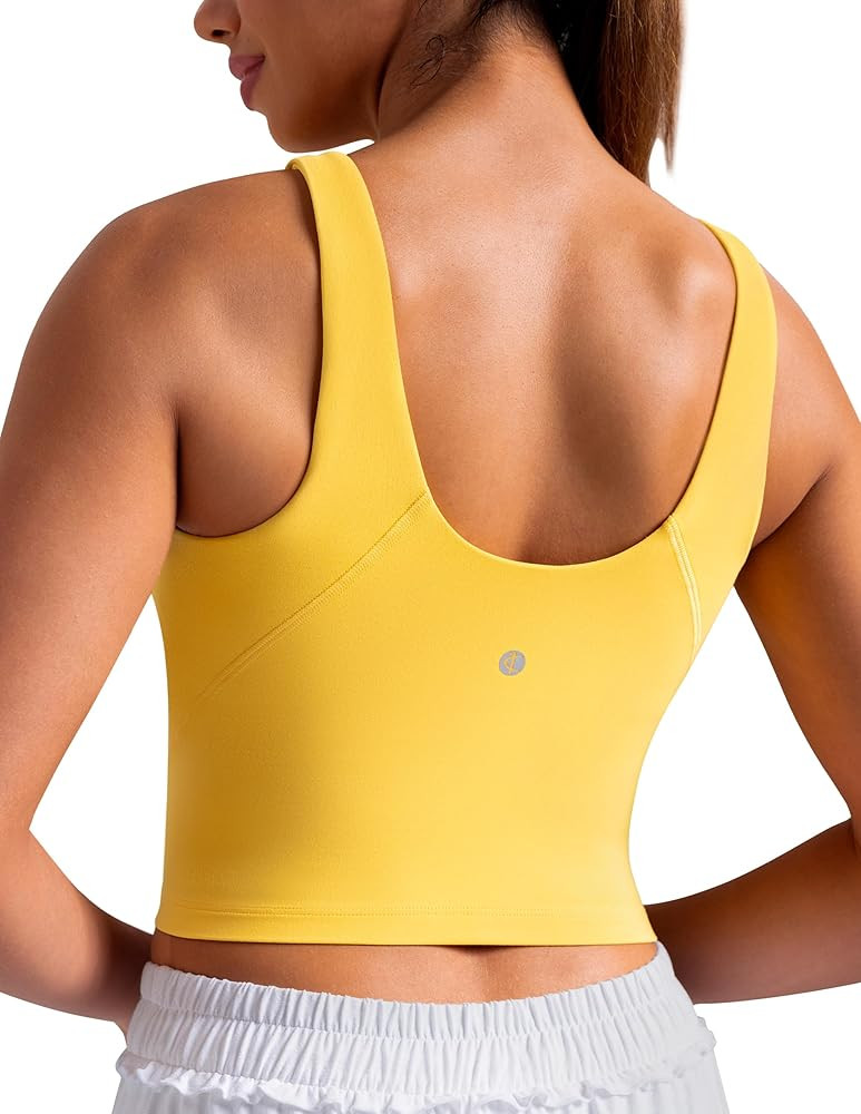 Colorfulkoala Dreamlux Womens Padded Sports Bra High Neck U-Back Yoga Running Workout Athletic Ta... | Amazon (US)