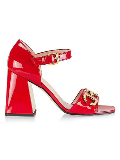 Baby Buckle Horsebit Ankle-Strap Sandals | Saks Fifth Avenue