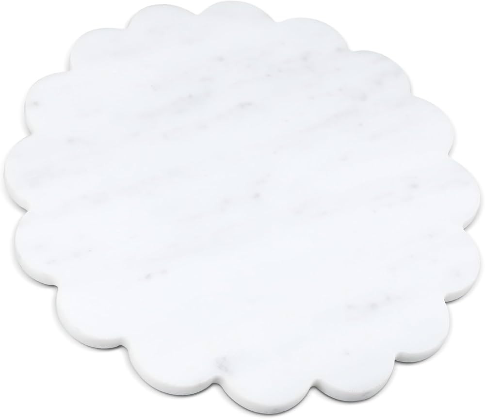 12 Inches Marble Cutting Board Round Cheese Board Marble Charcuterie Board Circle Marble Slab Mul... | Amazon (US)