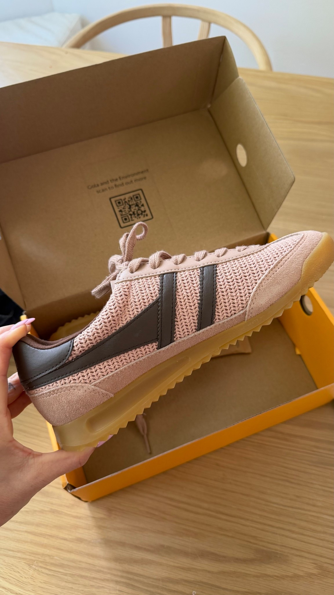 Pink/Neutral Gola sneakers that instantly make any casual outfit feel cute. Comfy, lightweight, and perfect for everyday mom life, errands, coffee runs, school pickup, travel days, and styling with leggings, denim, or matching sets. I recommend sizing down 1/2 size for the best fit. #LTKshoecrush #LTKfinds #LTKstyletip #pink sneakers #Gola sneakers #womens sneakers #casual sneakers #everyday sneakers #mom style #comfy sneakers #spring outfits #summer outfits #casual outfit ideas #errand outfit #sneaker style

#LTKMothersDay #LTKmomlife #LTKdayinmylife