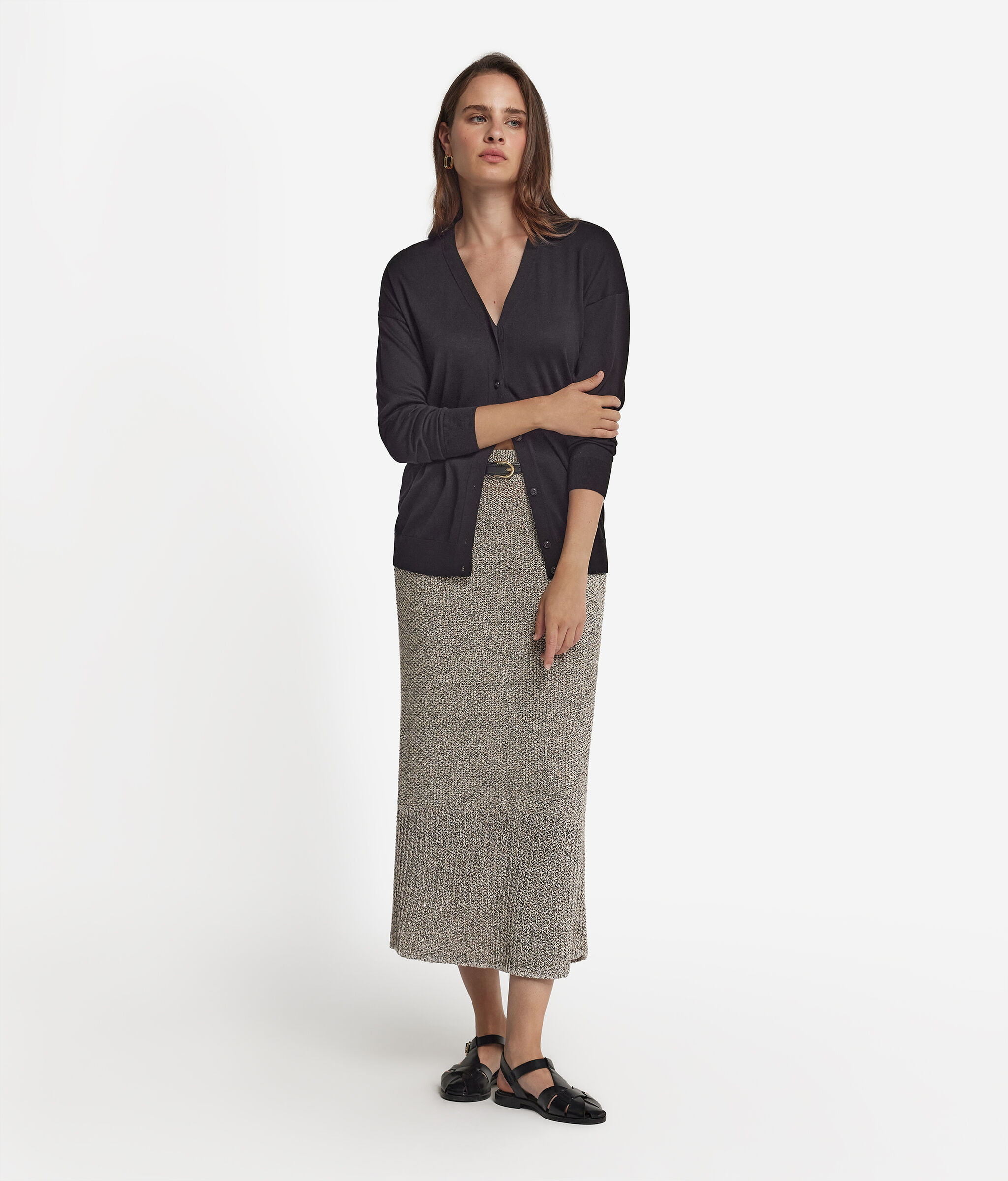 Sequin Midi Skirt | Falconeri